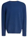 Beams Alpaca-blend Sweater In Blue