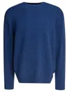 Beams Alpaca-blend Sweater In Blue