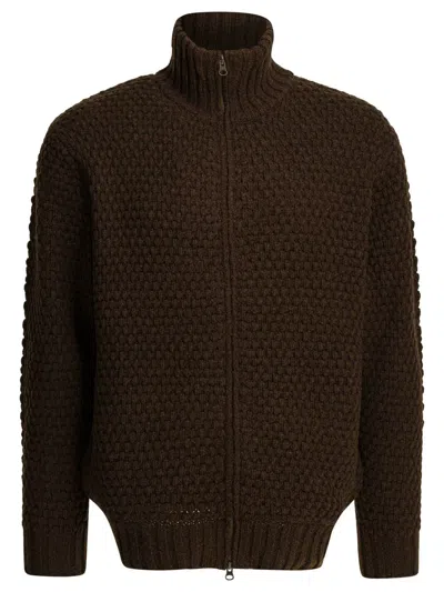 Beams Plus Brown Wool Knitwear