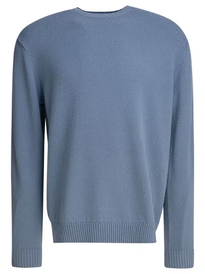 Beams Plus "lily Yarn" Sweater In Light Blue