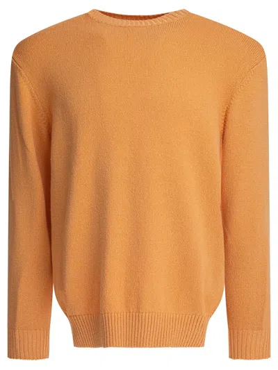Beams Plus "lily Yarn" Sweater In Orange