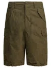 Beams 6 Pocket Short Green In Green