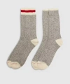 Beams Rag Socks In Grey