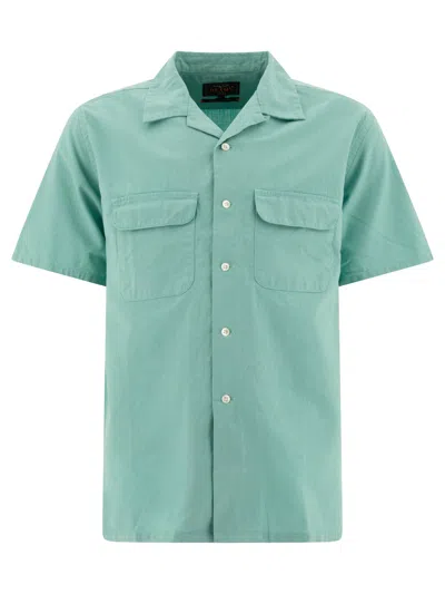 Beams Plus Shirt With Pockets In Blue