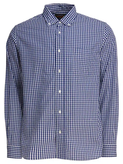 Beams Gingham Check Shirts Blue