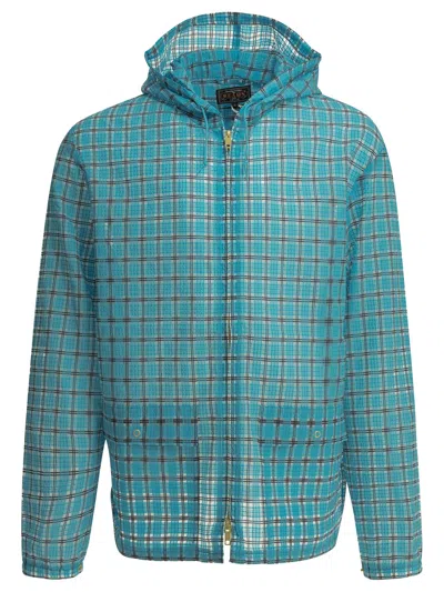 Beams Plus Swing Light Blue Nylon Lightweight Jacket