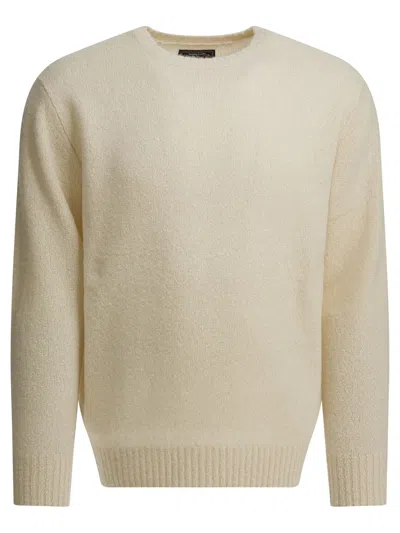 Beams Plus White Cashmere Silk Knitwear
