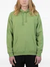 Beams Pouch-pocket Drawstring Hoodie In Green