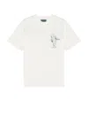 Beams Print Tee [anti-slip] In White