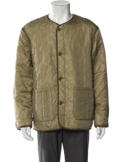 Pre-owned Beams Puffer Coat In Green