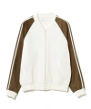 Beams Retro-inspired Track Top In White
