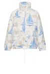 Beams Jackets Light Blue In White