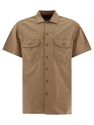 Beams Work Shirt Shirts Beige