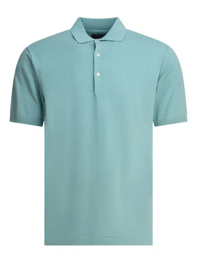 Beams Short-sleeve Polo Shirt In Blue