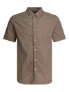 Beams Shirts Beige In Brown