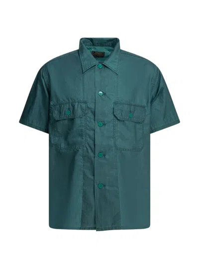 Beams Casual Short Sleeve Shirt Chest Pockets In Multi