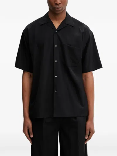 Beams Short-sleeved Shirt In Black