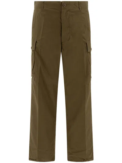 Beams Straight-leg Trousers In Green