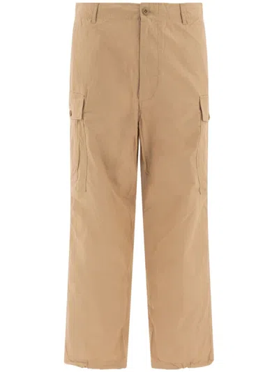 Beams Straight-leg Trousers In Neutrals