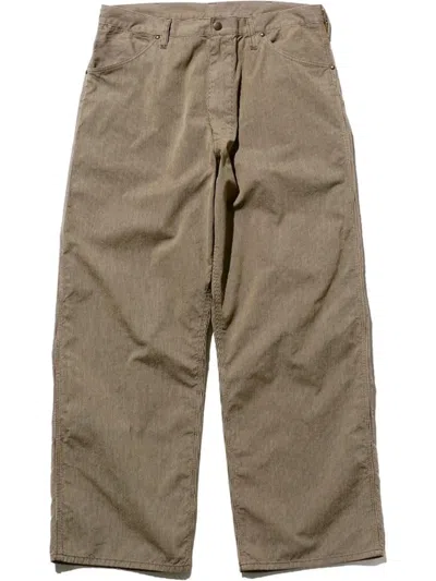 Beams Striped Trousers In 褐色