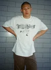 Beams T X Ln-cc T-shirt With Artwork By Esow In White