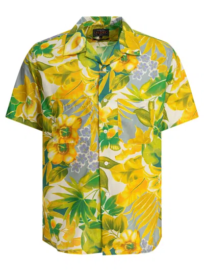 Beams Tropical Shirts Yellow