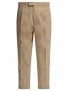 Beams Plus Cotton Beige Trousers In Neutral
