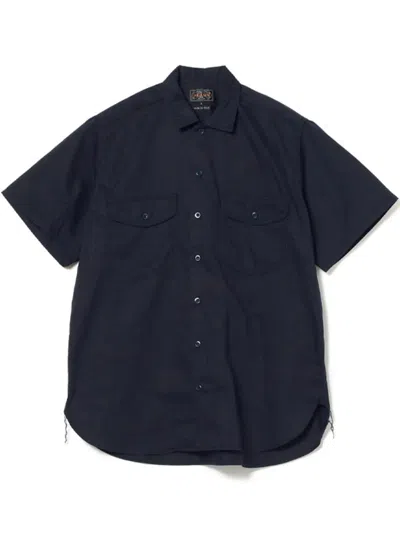 Beams Twill Classic Shirt In 蓝色