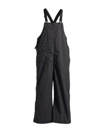 Beams Woman Overalls Black Size Onesize Cotton, Polyester