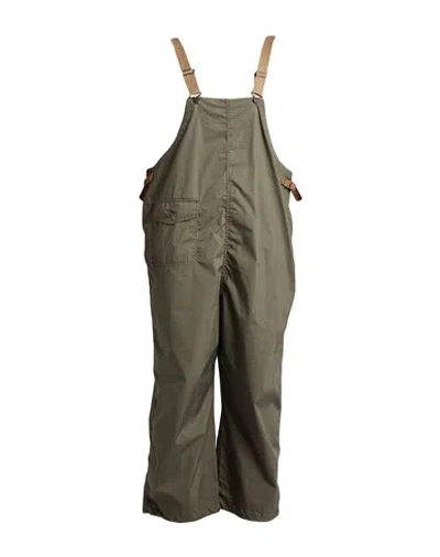 Beams Woman Overalls Military Green Size Onesize Cotton, Polyester