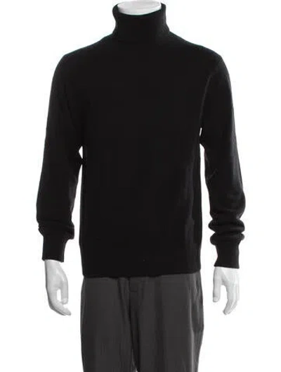 Pre-owned Beams Wool Turtleneck Pullover In Black