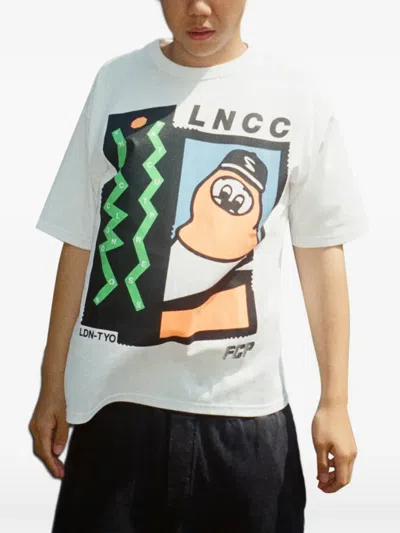 Beams T X Ln-cc T-shirt With Artwork By Shinknownsuke In White