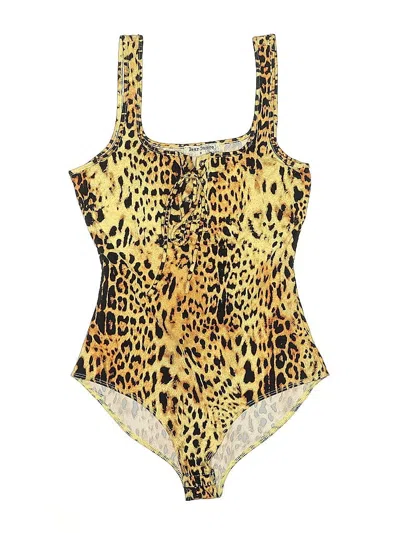Pre-owned Bear Dance Bodysuit In Gold