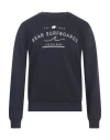 Bear Man Sweatshirt Navy Size Xl Cotton, Polyester In Navy