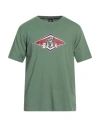Bear Man T-shirt Green Size Xxl Cotton
