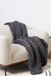 Bearaby Cotton Knitted Weighted Blanket In Asteroid Grey At Urban Outfitters