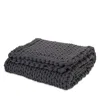 Bearaby Weighted Knit Blanket In Asteroid Grey