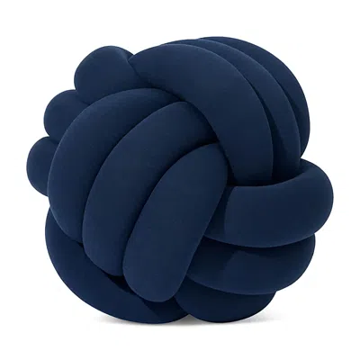 Bearaby Hugget Weighted Knot Pillow, Large 3 Lb In Blue