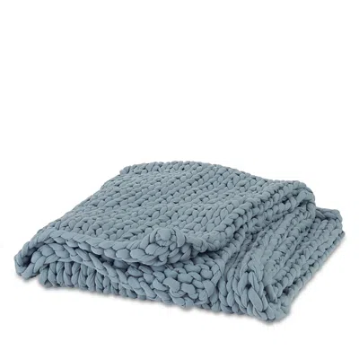 Bearaby Tree Napper Cooling Weighted Blanket, Large 20 Lbs. In Blue
