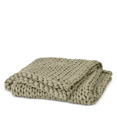 Bearaby Tree Napper Cooling Weighted Blanket, Medium 15 Lbs. In Green