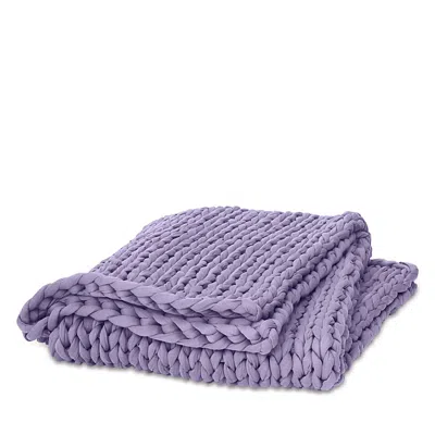 Bearaby Tree Napper Cooling Weighted Blanket, Small 10 Lbs. In Purple