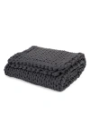 Bearaby Weighted Knit Blanket In Asteroid Grey