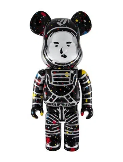 Pre-owned Bearbrick Billionaire Boys Club 'starfield Astronaut' 1000% Figure In Multicolor