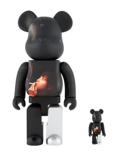 Pre-owned Bearbrick Black Scandal X Yohji Yamamoto X Suzume Uchida X S.h.i.p & Crew 'ideal Self' 100% & 400% F