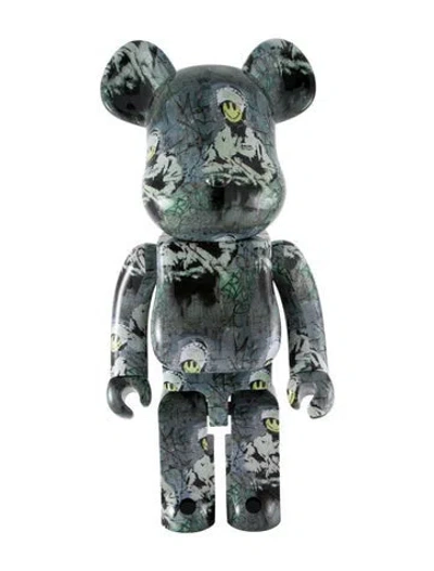Pre-owned Bearbrick Brandalism Riot Cop 1000% Figure In Multicolor