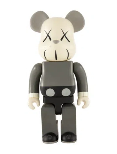 Pre-owned Bearbrick Kaws Original Fake Companion (grey) 400% Figure In Gray