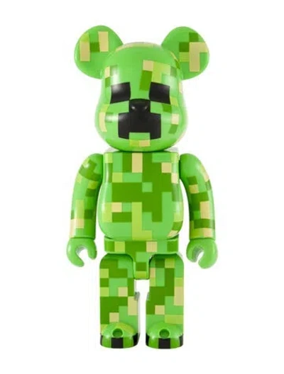 Pre-owned Bearbrick Minecraft Creeper 400% In Green
