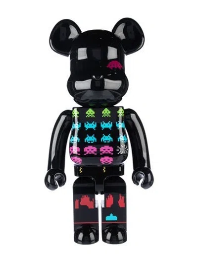 Pre-owned Bearbrick Space Invaders 1000% Figure In Blac