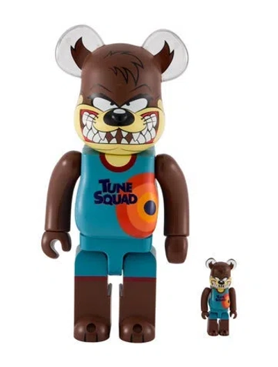 Pre-owned Bearbrick Space Jam: A New Legacy Tasmanian Devil 100% & 400% Figure Set In Brown