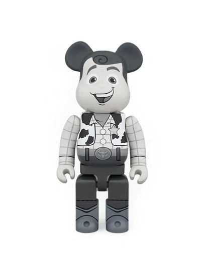 Bearbrick Woody B&w Collectible Figure In White